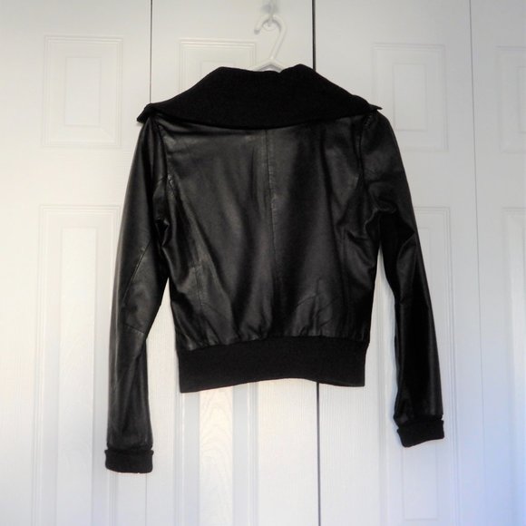 Leather Bomber Jacket in size S - Picture 6 of 6
